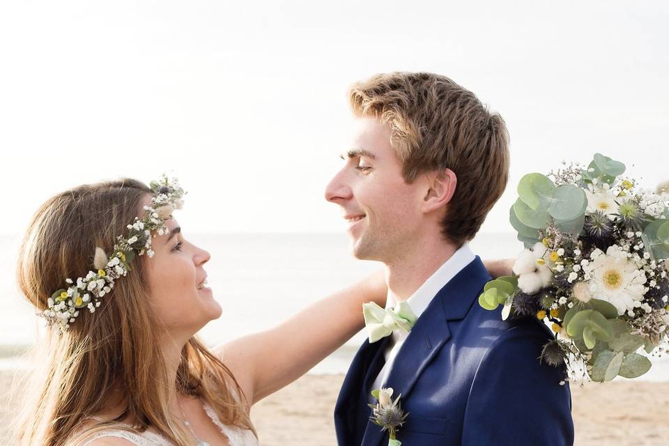 Photos de couple à la plage