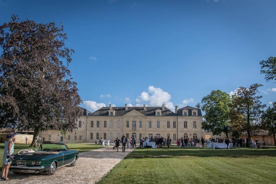 Mariage dans le parc