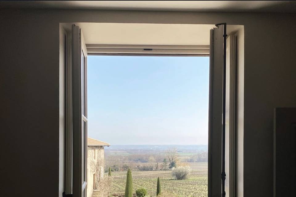 Vue d'une des chambres