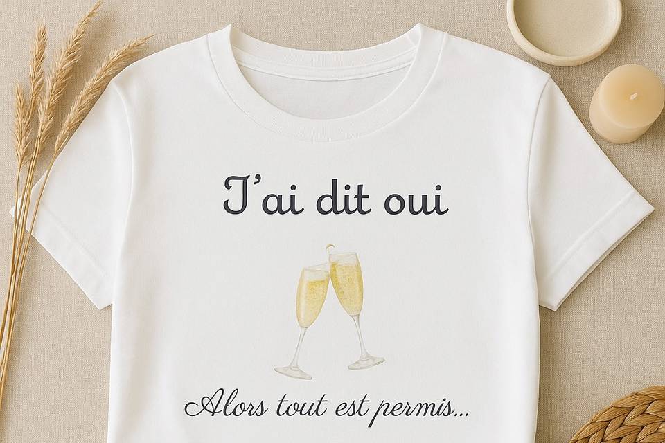 T-shirts evjf