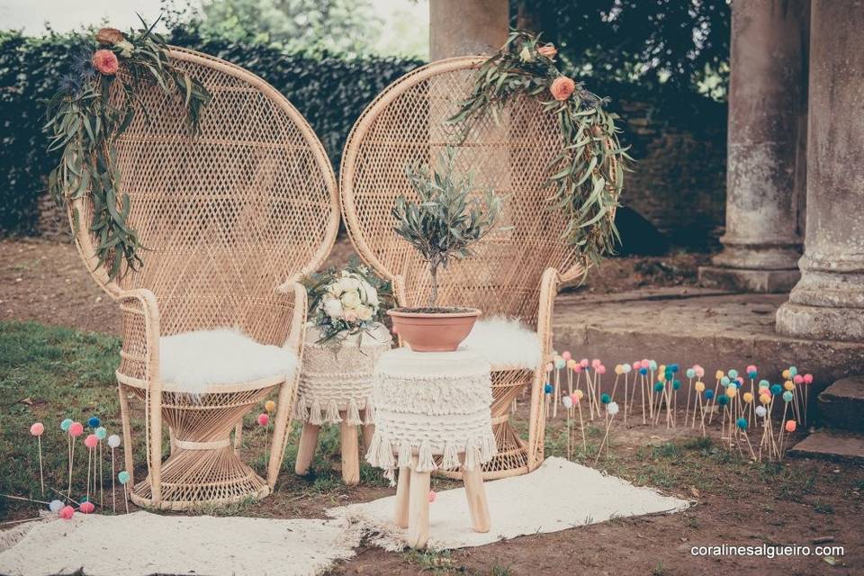 Fauteuils + tapis