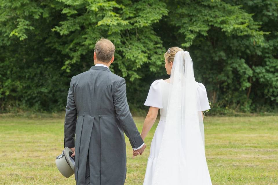 Couple de mariés pays deloire