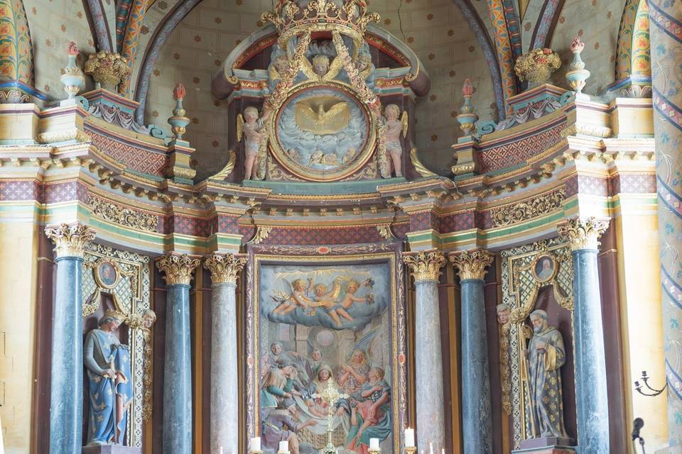 Belle église en pays de loire