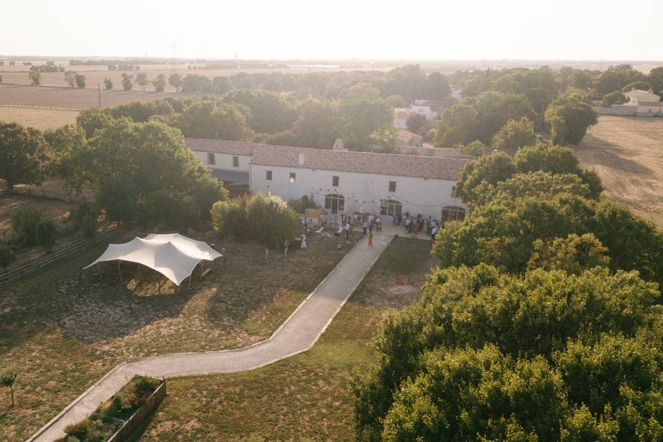 Domaine vu du ciel