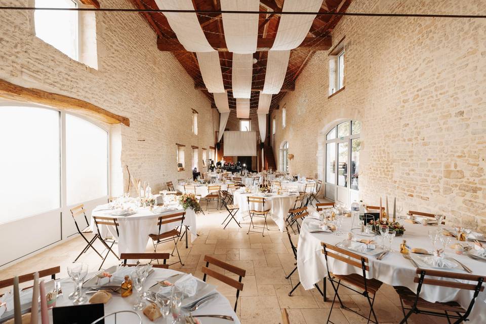 Salle décorée