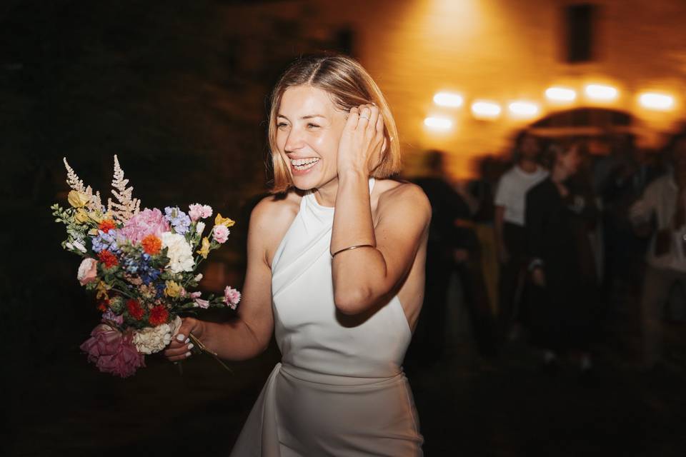 Lancer de bouquet