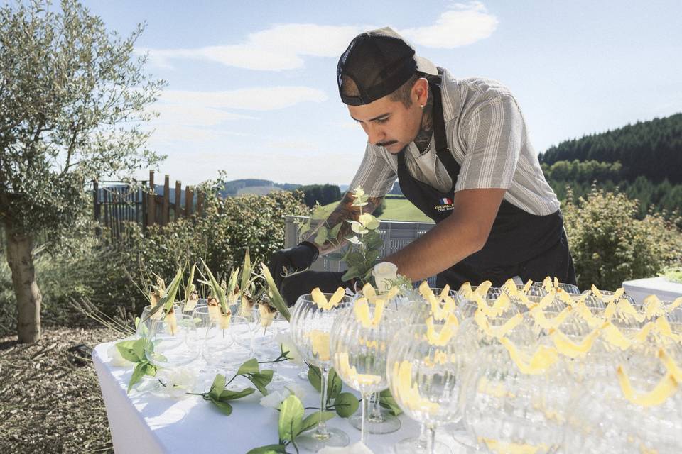 Préparation garnish