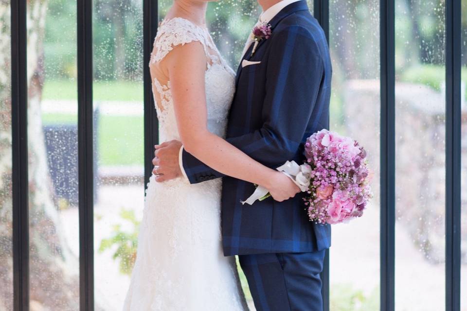 Couple sous la verrière