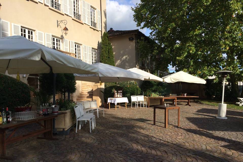 Terrasse pavé italien