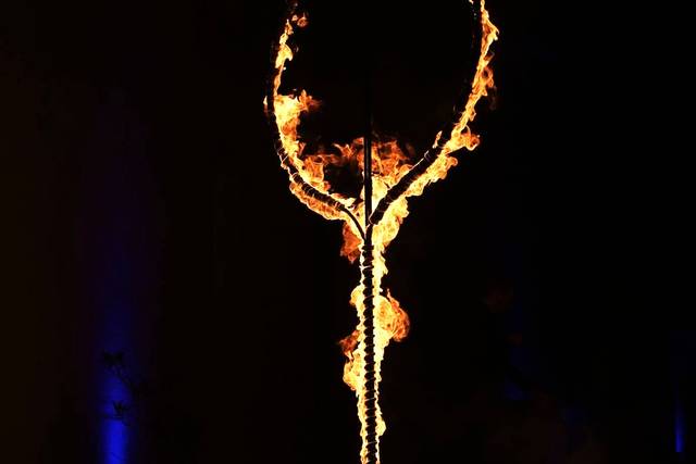 Coeur de feu ( vue profil )