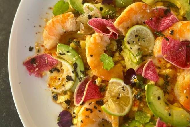 Salade de crevettes