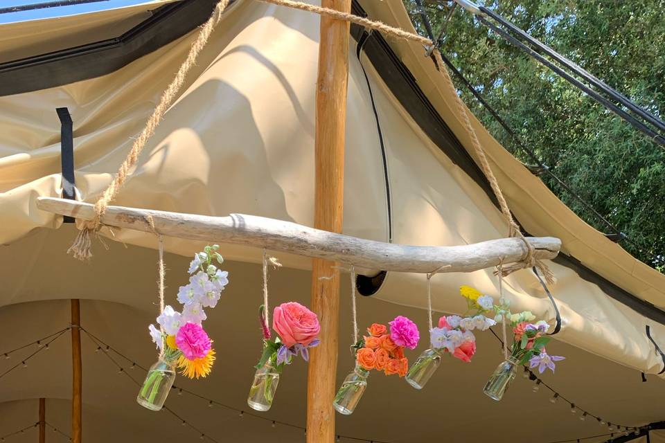 Décor d'une tente nomade