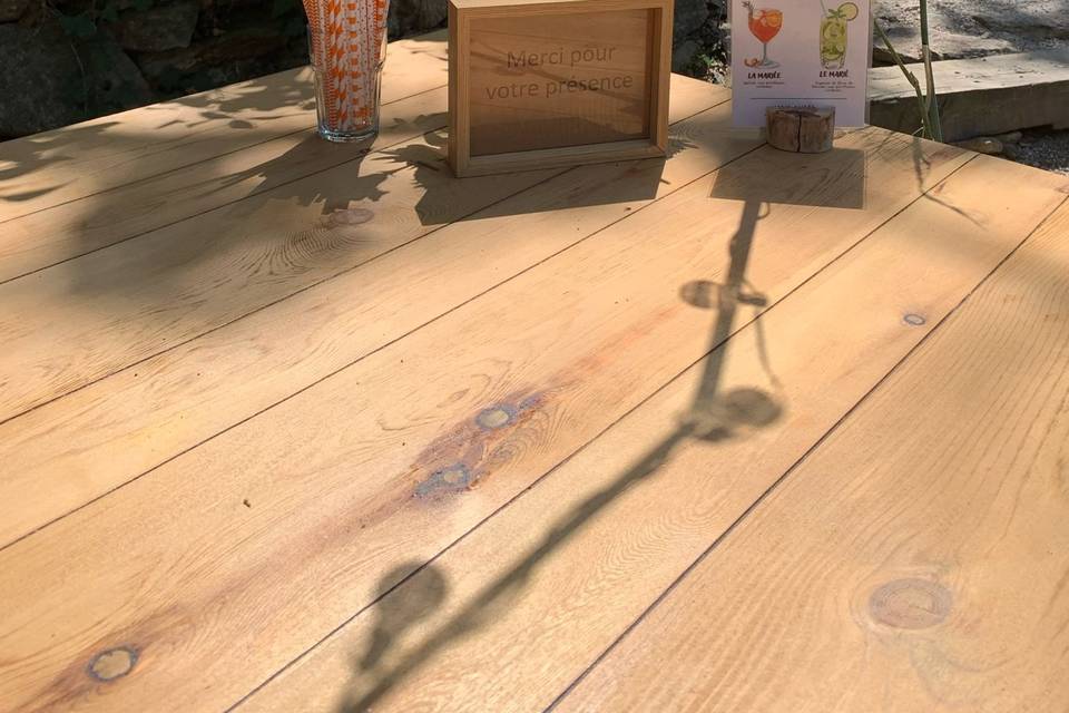 Décor vin d'honneur