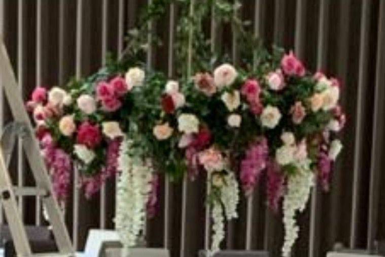 Plafonnier floral