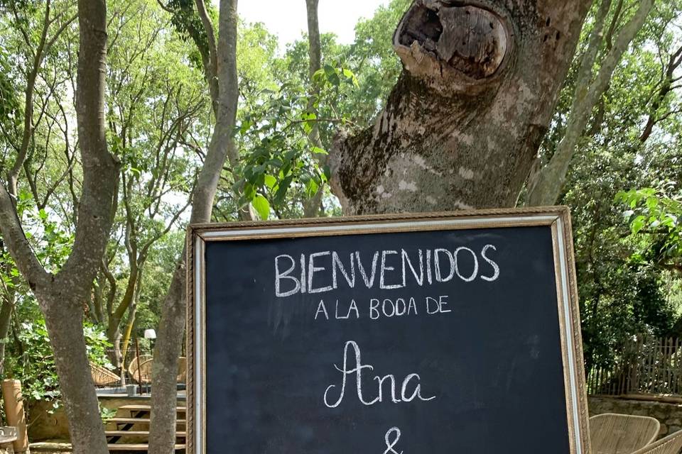 Panneau de bienvenue