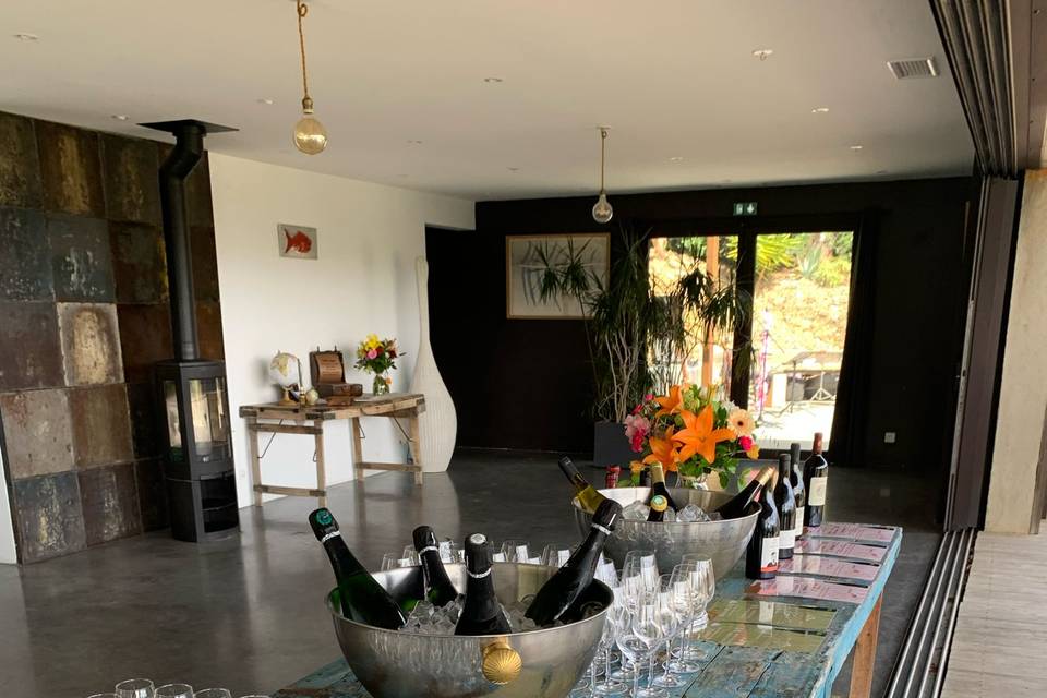 Table Vin d'honneur