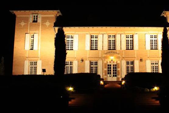 Château éclairé