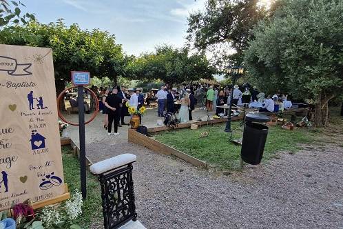 Fête sur le  pétanque