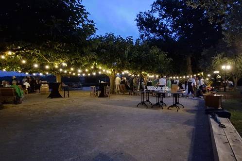 Fête sur le pétanqu