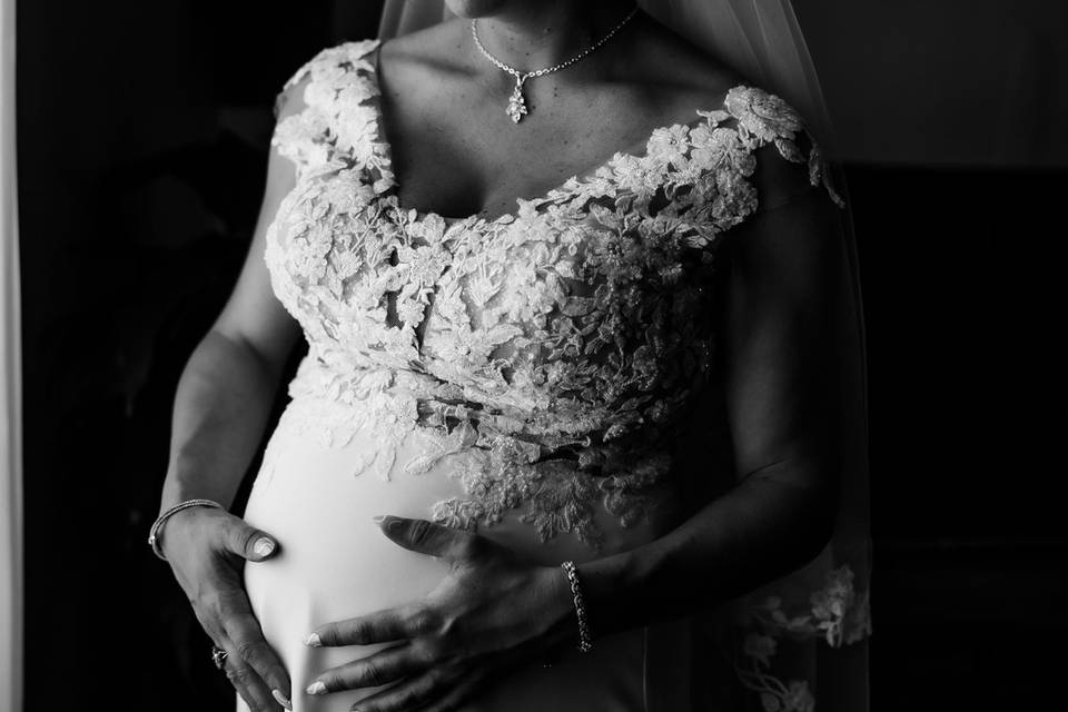 Portrait mariée enceinte