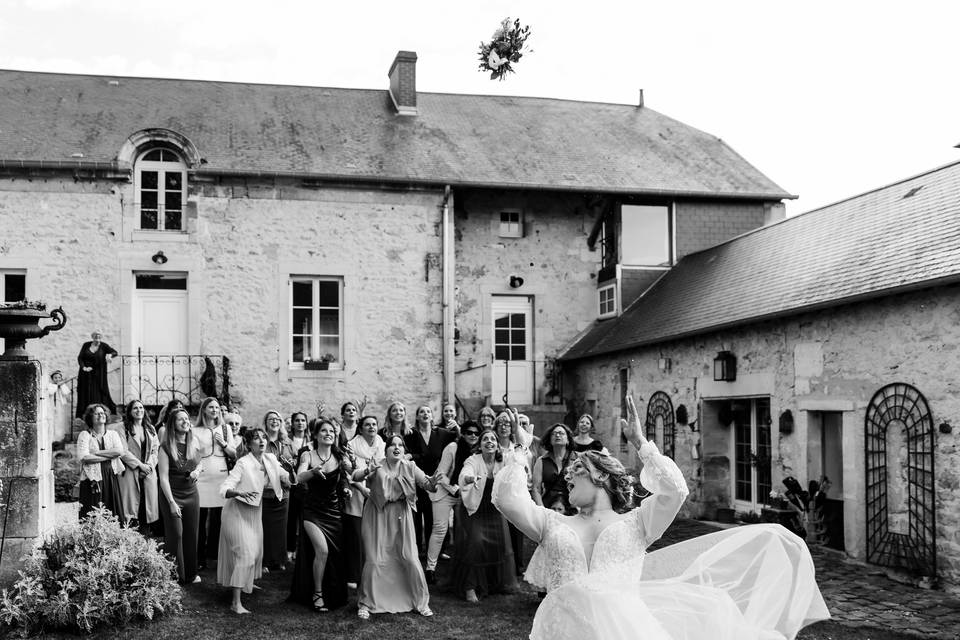 Lancer de bouquet