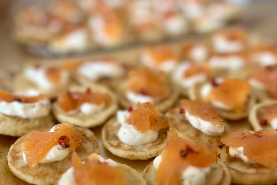 Blinis & Saumon gravlax