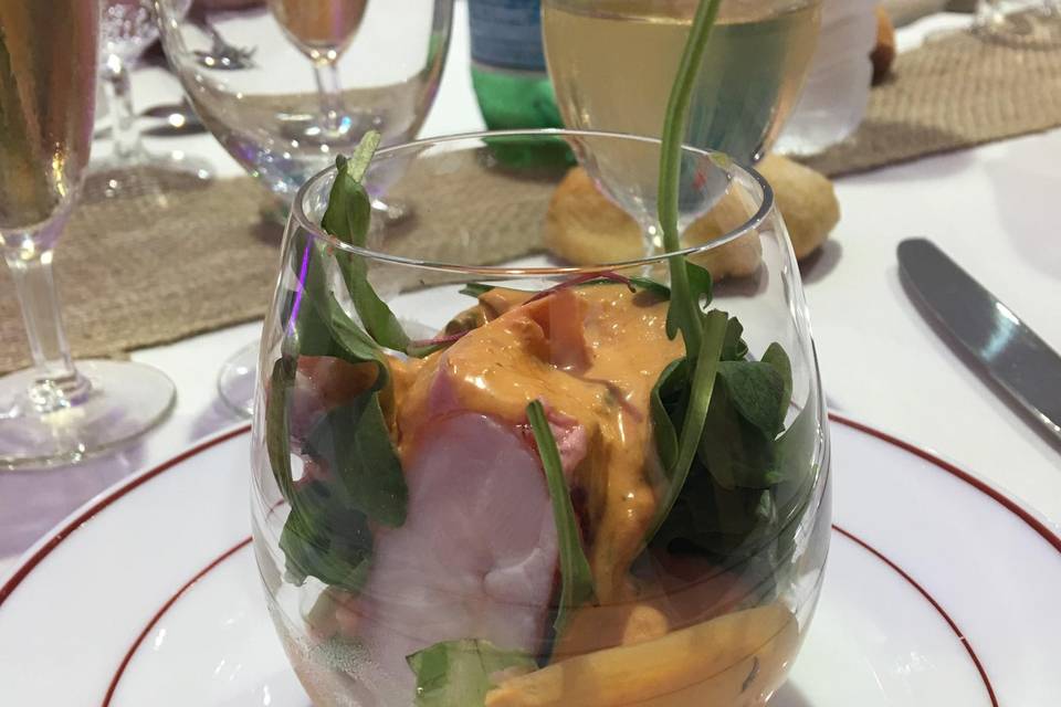 Verrine de homard