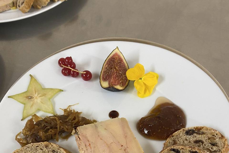 Assiette de foie gras