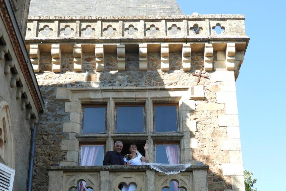 Balcon du Château de la Forie