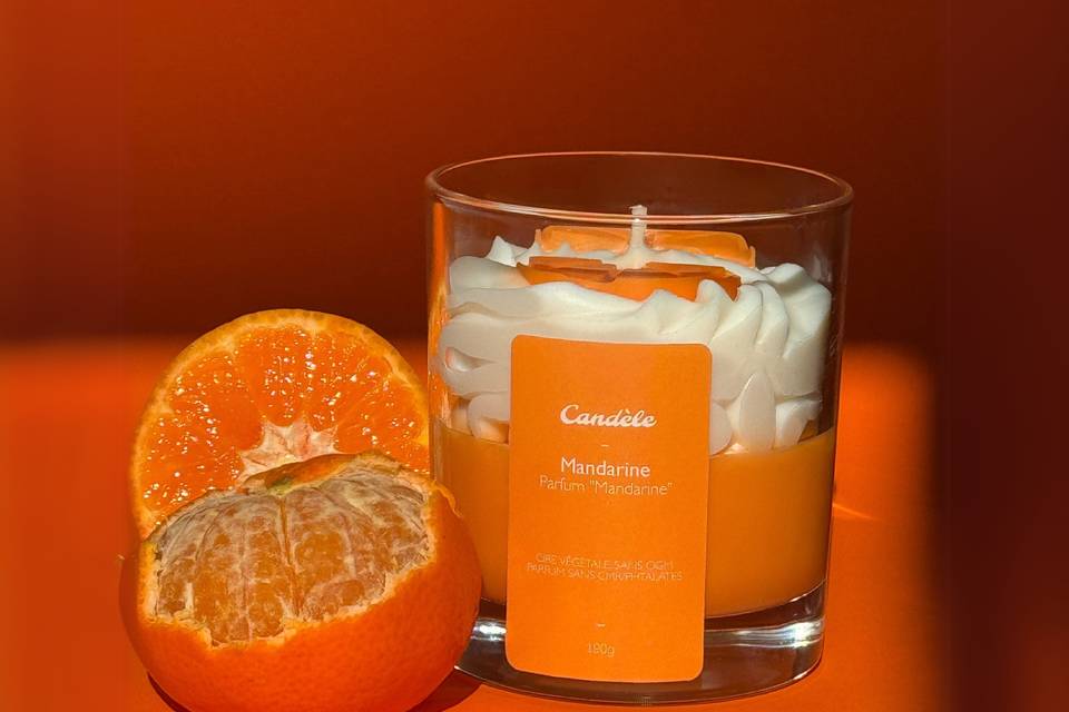 Grande bougie personnalisable