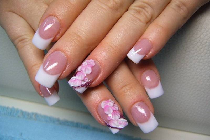 French extension d'ongle