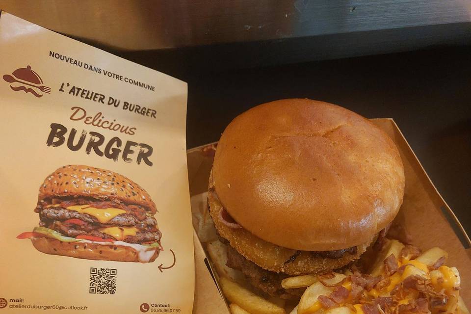 Burger sce cheddar crispy baco