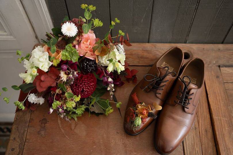 Bouquet et boutonnière accordé
