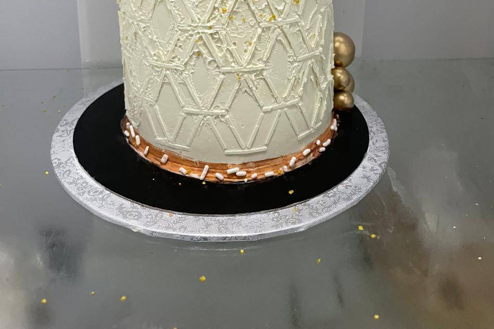 Layer cake mariage Café/chocol