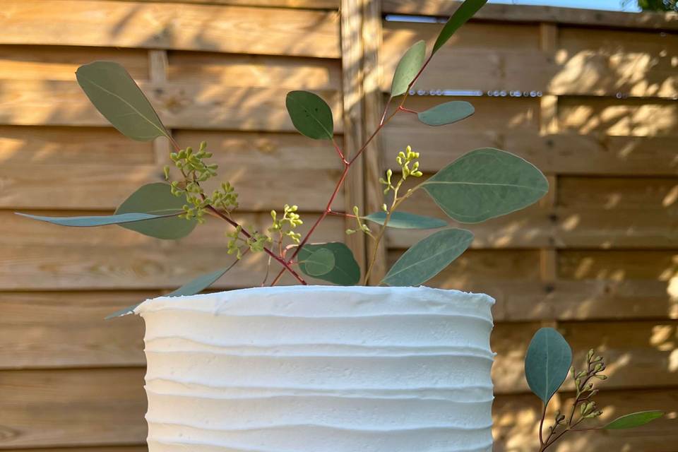 Wedding-cake champêtre