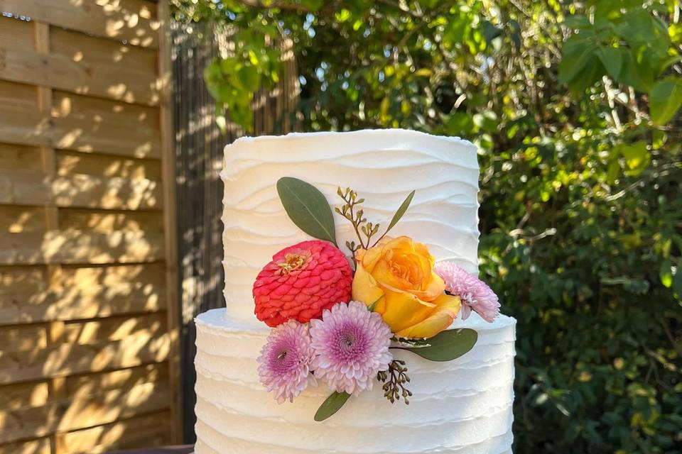 Layer-cake fleuri