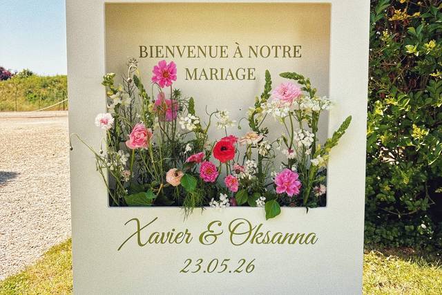 Panneau de bienvenue