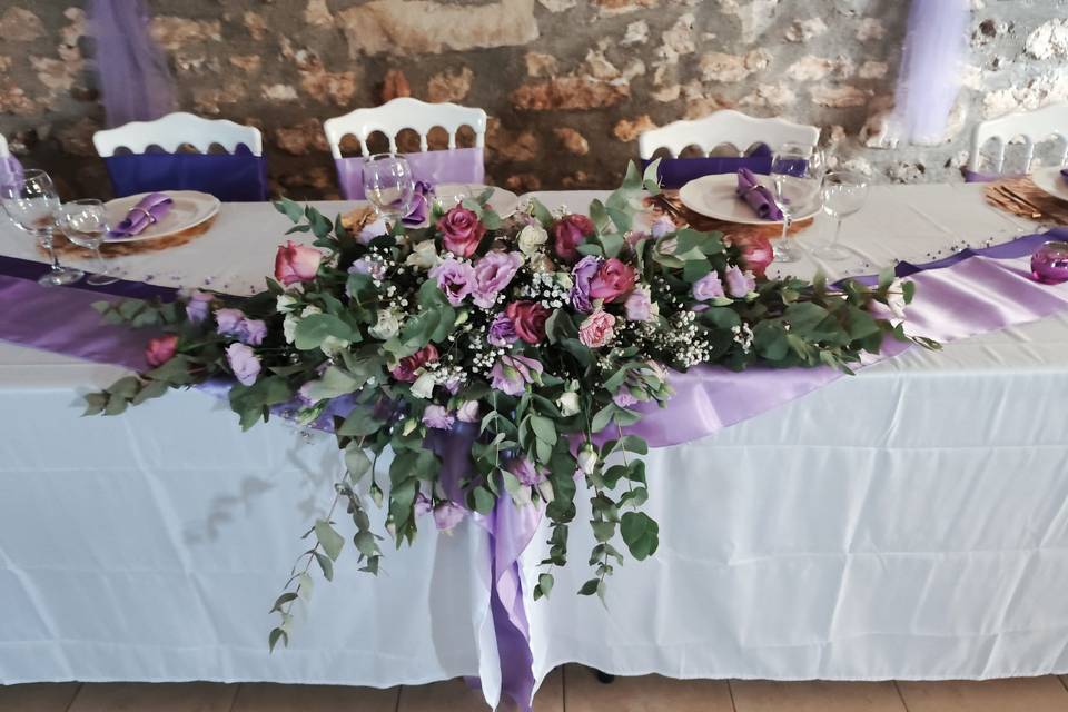 LAVANDULA table d'honneur