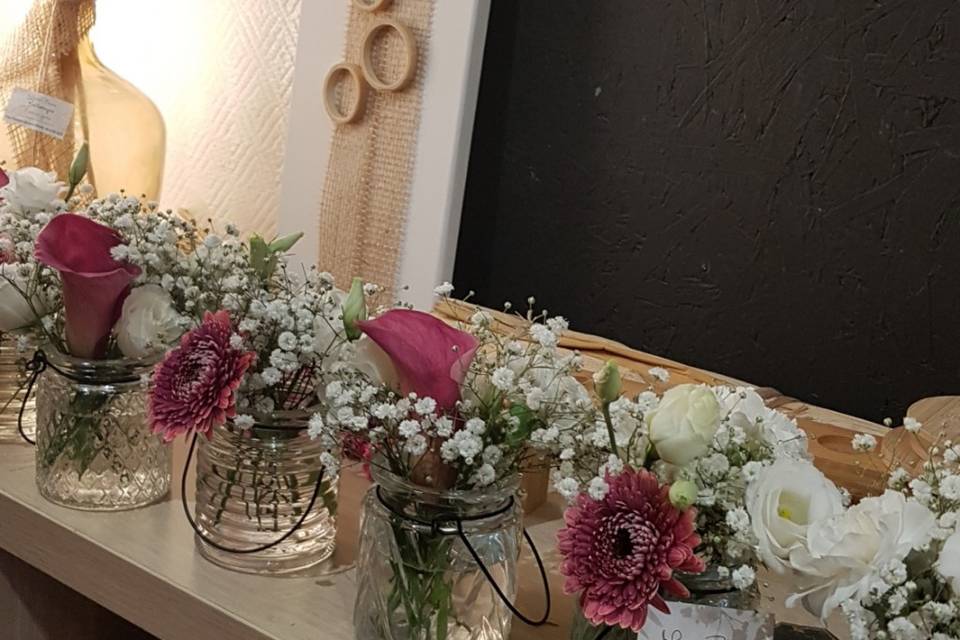 Minis bouquets de table