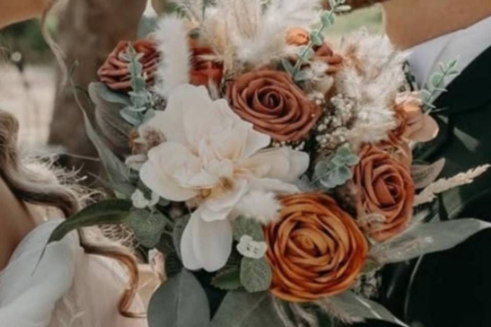 Bouquet terracotta