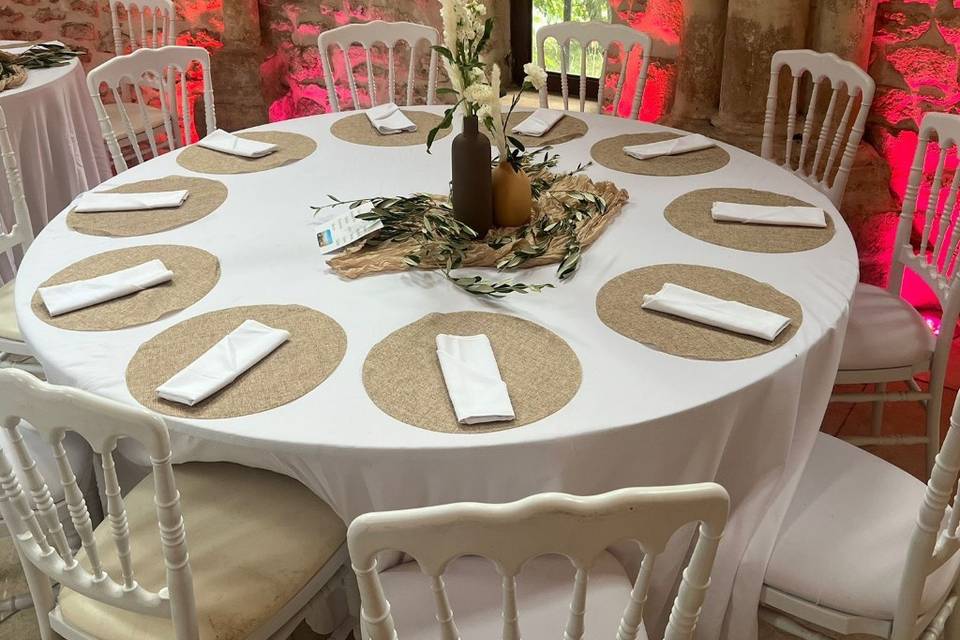 Mise en place vase d'argiles