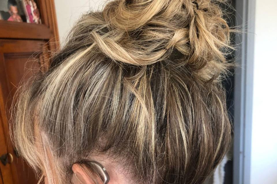 Chignon Haut flou