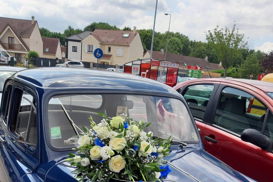 Voiture composition blanc