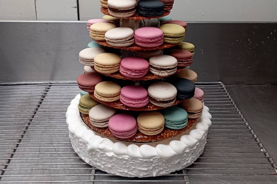 Pièce montée macarons