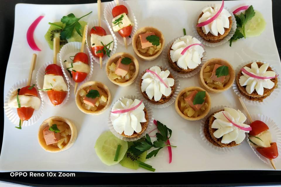 Mises en bouches salées