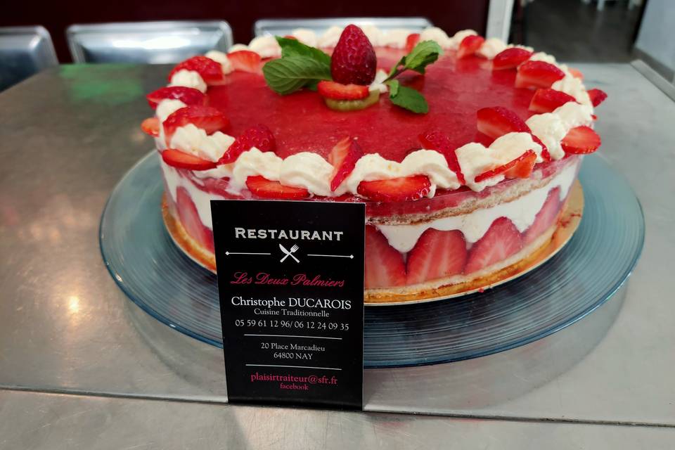 Fraisier pour mariage