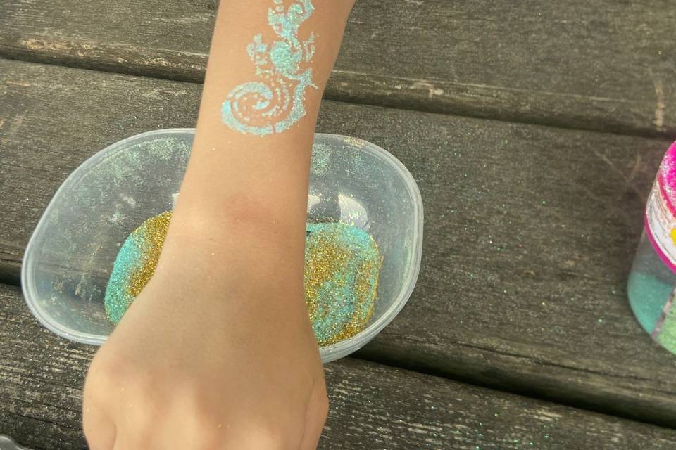 Tatoo paillettes