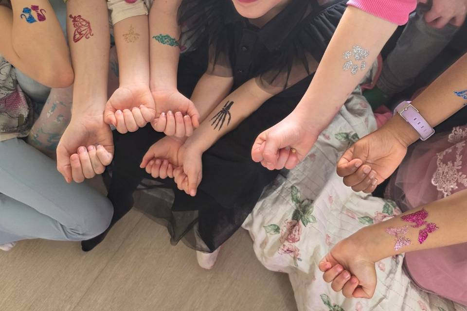 Tatoo paillettes pour tout le