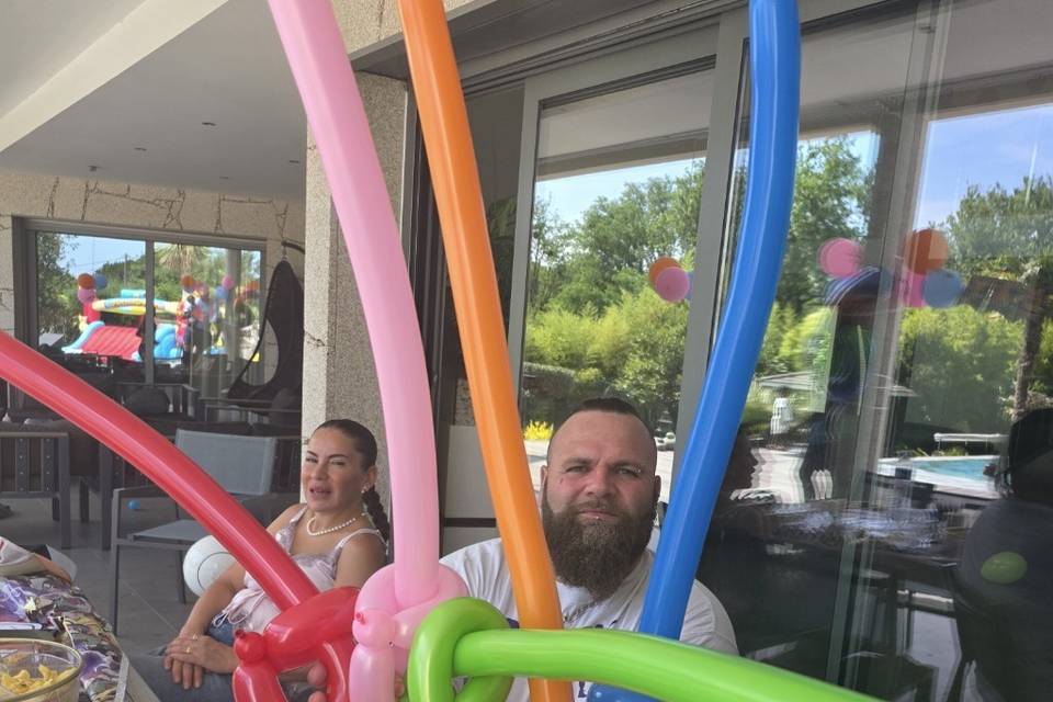 Épée en ballons
