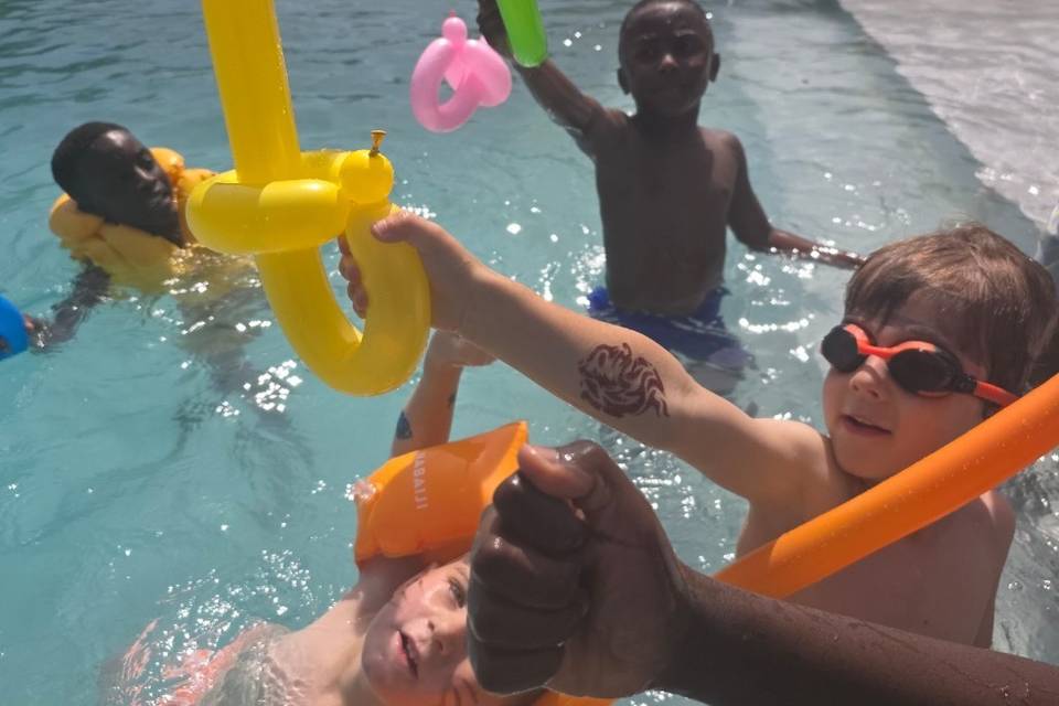 Les épées sont dans l'eau